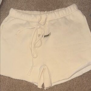 Essentials Off-White Drawstring Shorts